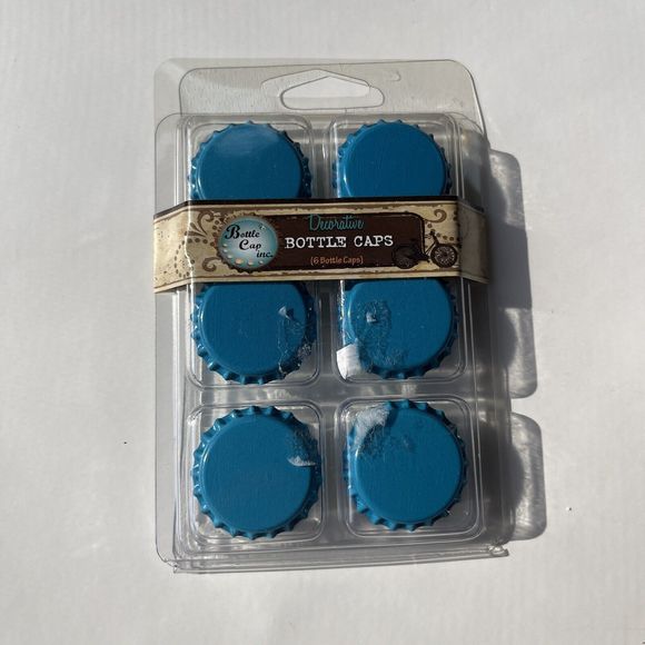 Decorative Bottle Caps for Crafting Jewelry - 24 Caps Total - Picture 3 of 8